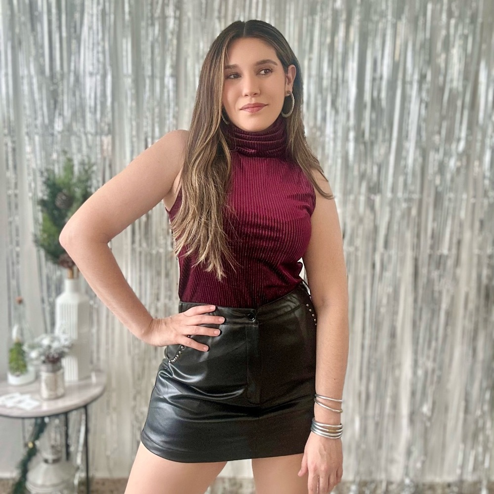 Merlot Luxe Top